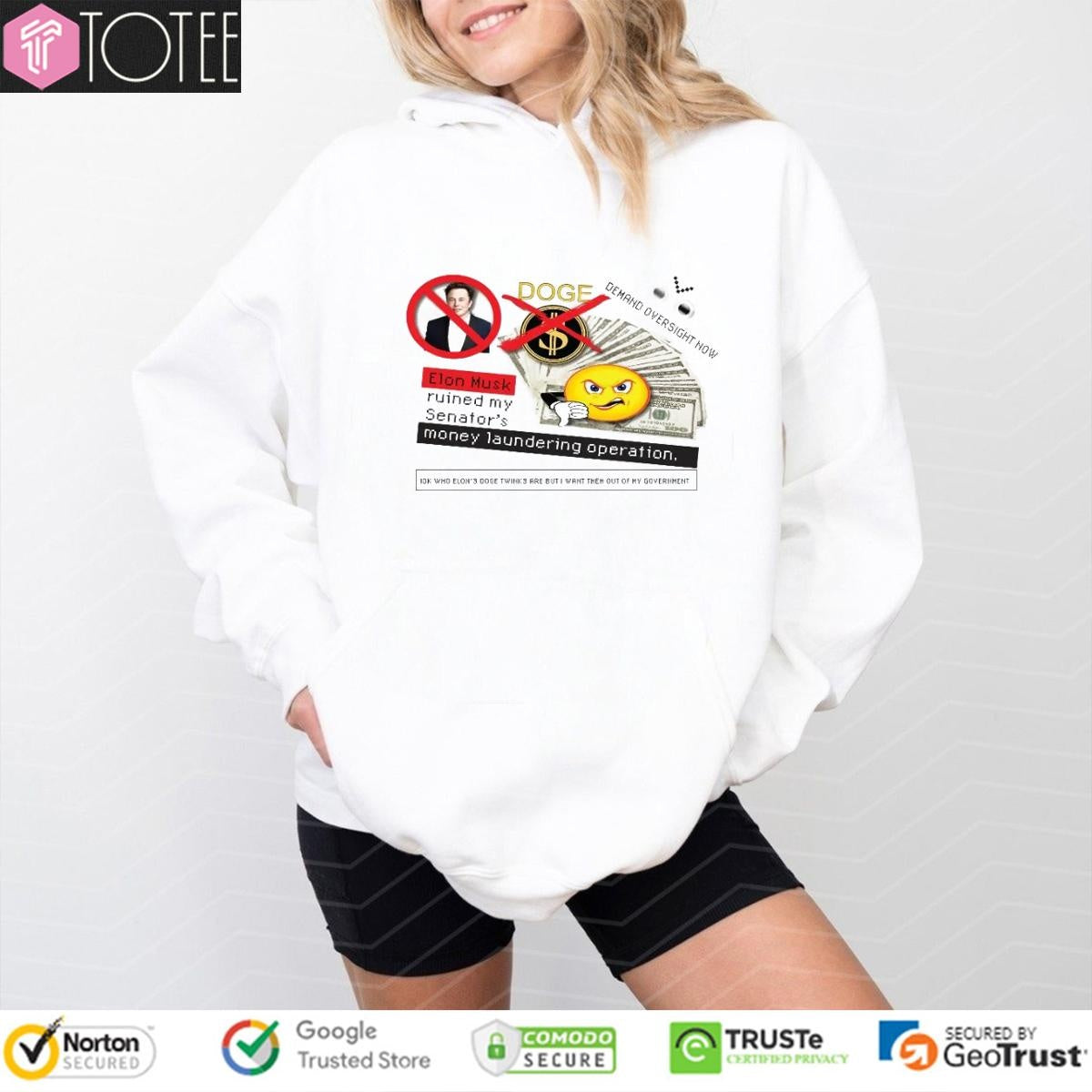 Doge Elon Musk Ruined My Senators Money Laundering Operation T-shirt