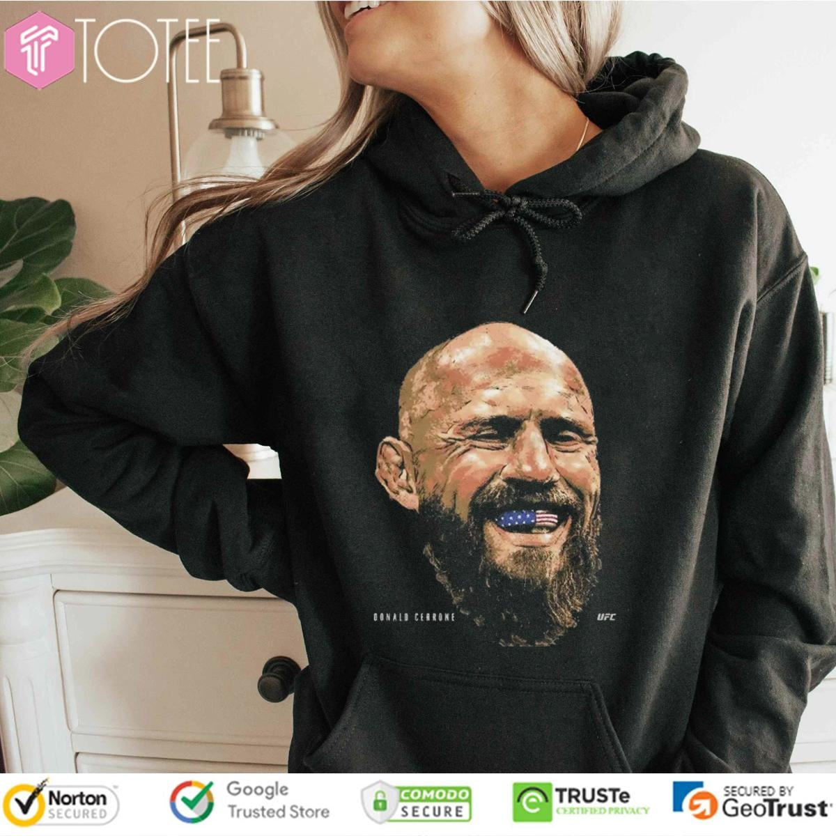 Donald Cerrone Ufc American Flag Tooth T-shirt