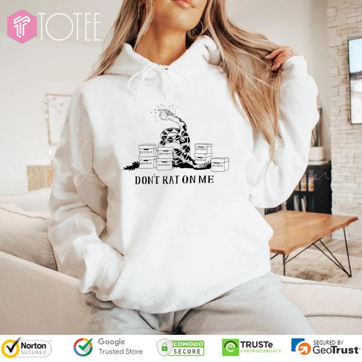 Dont Rat On Me Epstein Trump Gadsden Flag T-shirt