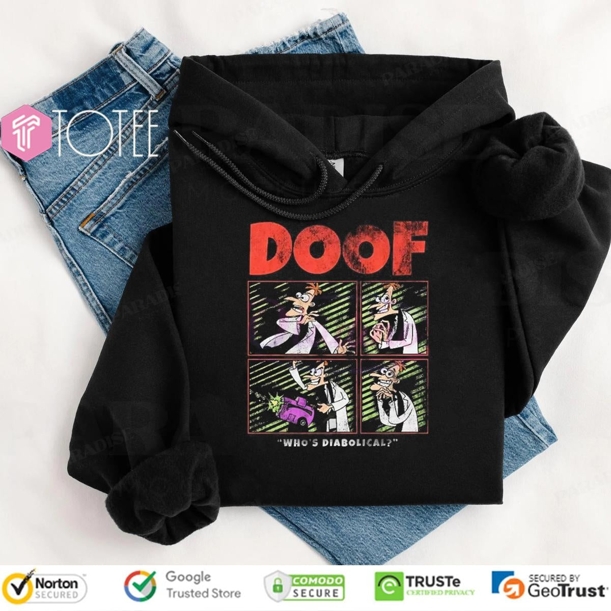 Doofenshmirtz Whos Diabolical Comic Panel Phineas And Ferb T-shirt