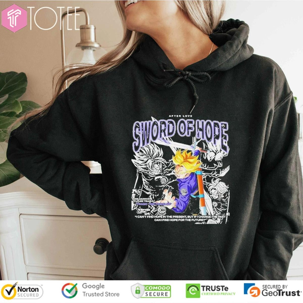 Dragon Ball Trunks Sword Of Hope T-shirt