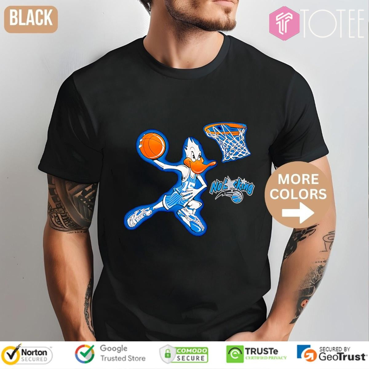 Duck Play Basketball No Lacking T-shirt