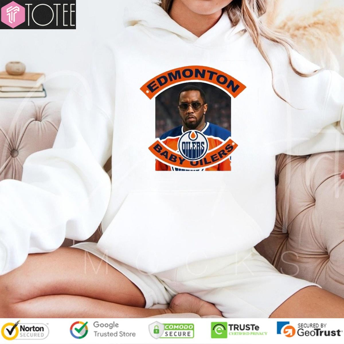 Edmonton Baby Oilers Parody Diddy Edmonton Oilers T-shirt