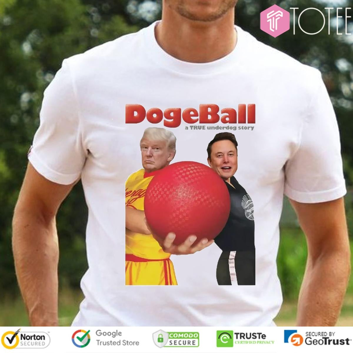 Elon Musk Vs Trump Dodgeball A True Underdog Story T-shirt