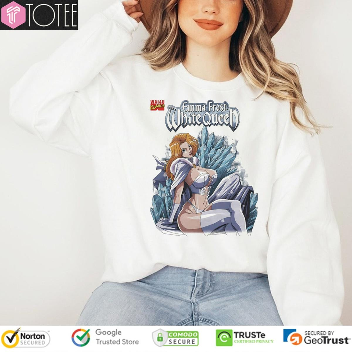 Emma Frost The White Queen Marvel Comic T-shirt