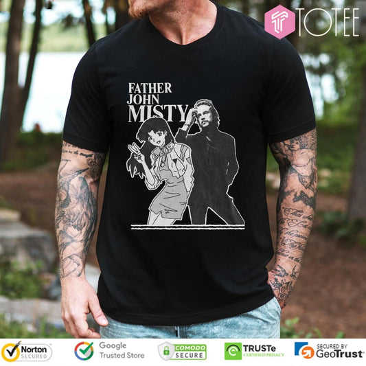 Father John Misty Misato Katsuragi Neon Genesis Evangelion T-shirt