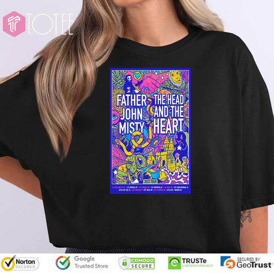 Father John Misty The Head And The Heart 2023 Tour T-shirt