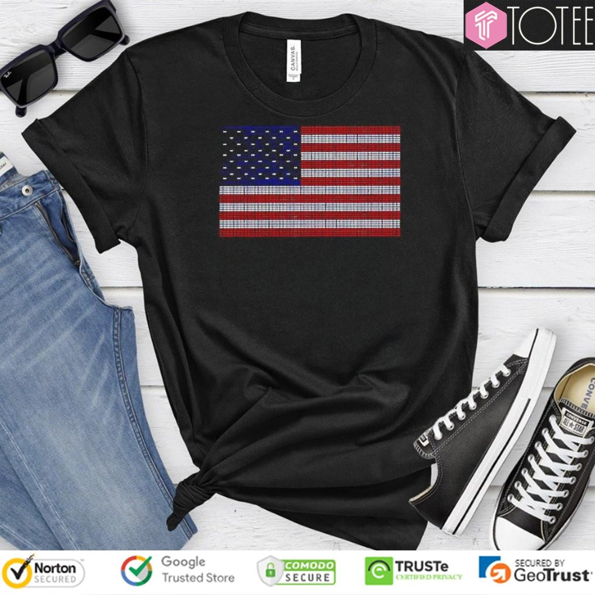 Fdt American Flag T-shirt