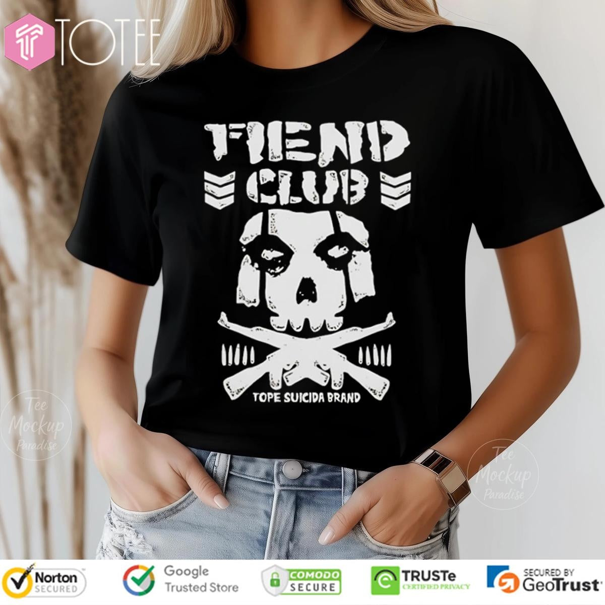 Fiend Club Tope Suicida Brand Ver Misfits T-shirt