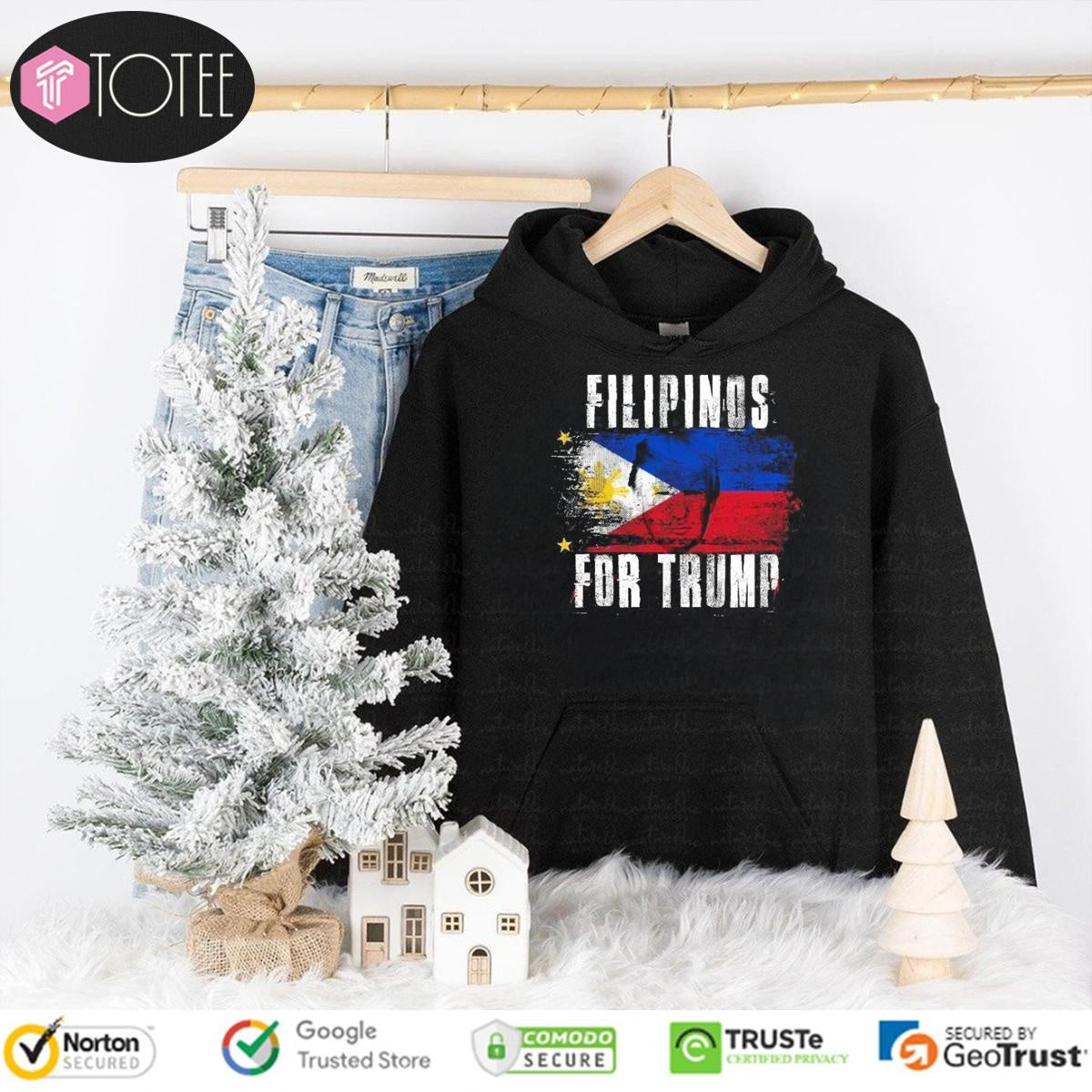 Filipinos For Trump Philippines Flag T-shirt