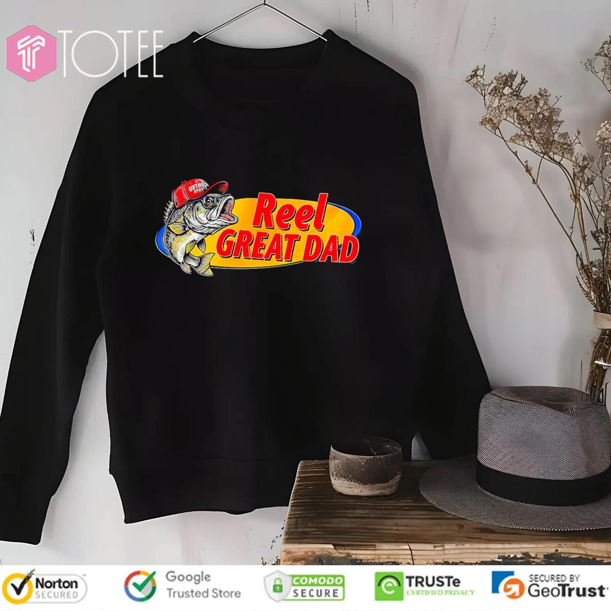 Fishing Reel Great Dad Graphic Shirt sweatshirt