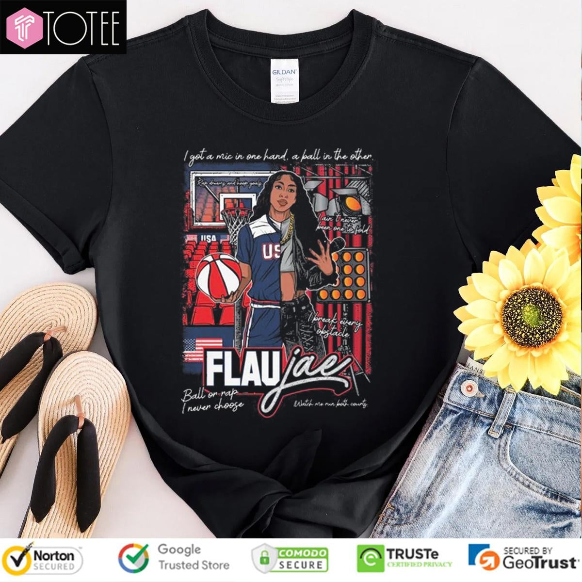 Flaujae Johnson Ball Or Rap I Never Choose Best Of Both Worlds T-shirt