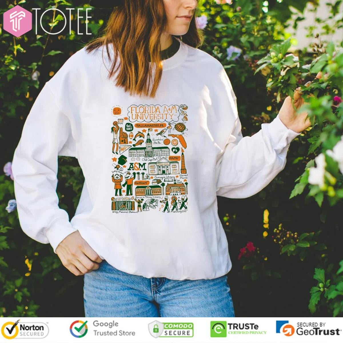 Florida A&M University Art Illustration T-shirt