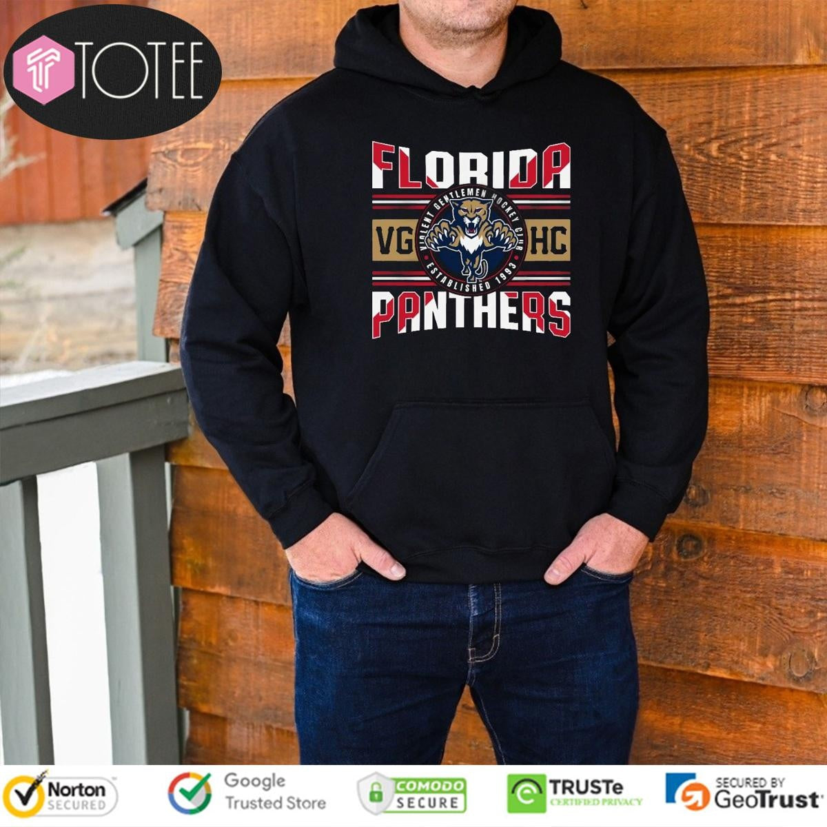 Florida Panthers Violent Gentlemen Hockey Club Florida Flag T-shirt