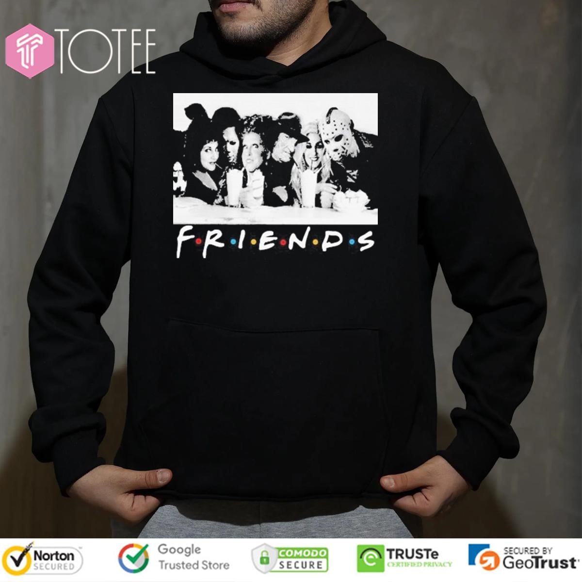 Friends Horror Characters Halloween T-shirt
