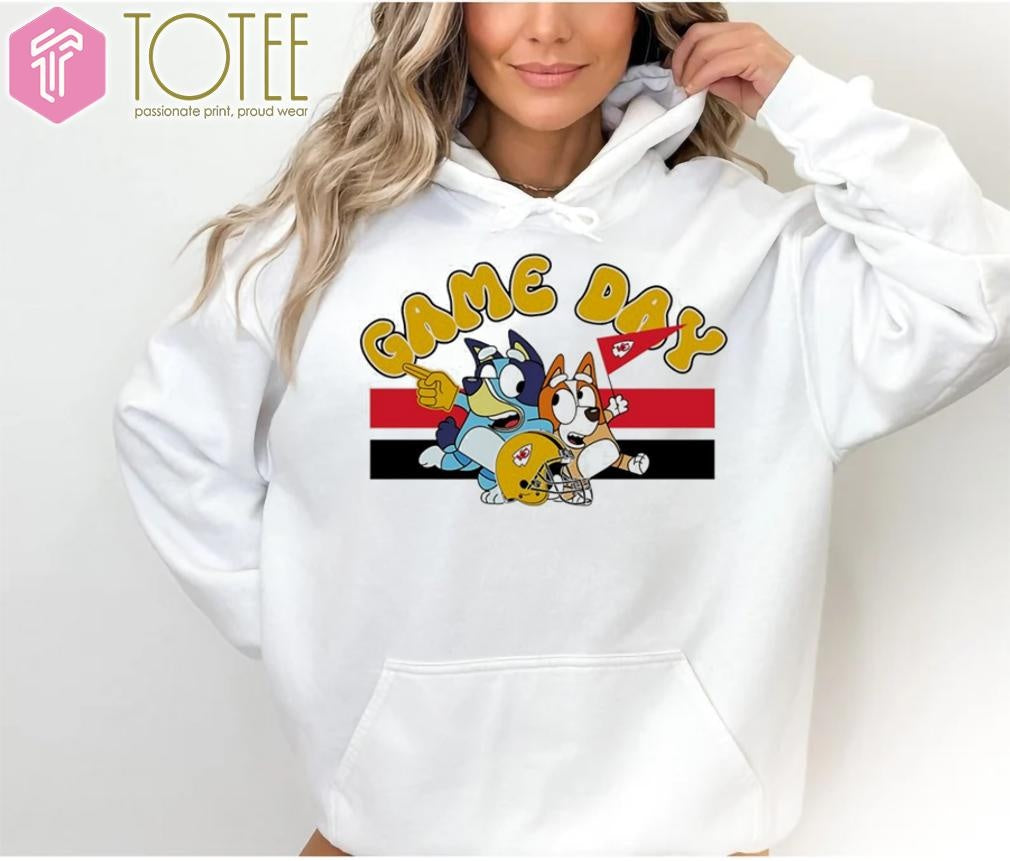 Game Day Bluey X Kansas City Chiefs T-shirt