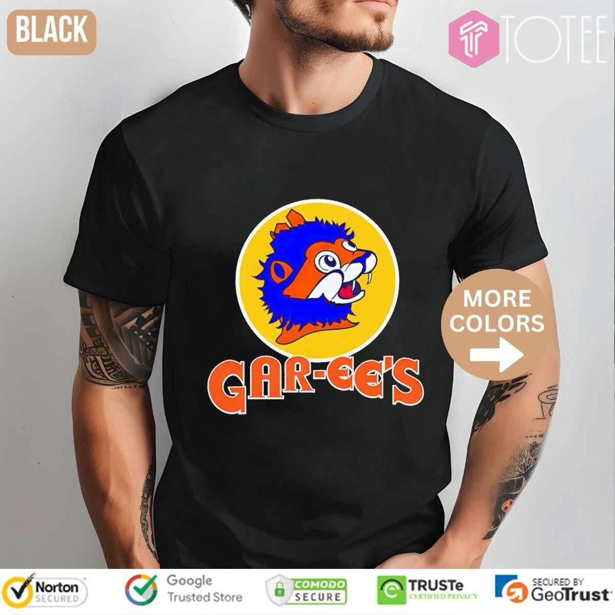 Gar-Ees Fc Parody Cincinnati Gary Mascot Buc-Ees Logo T-shirt