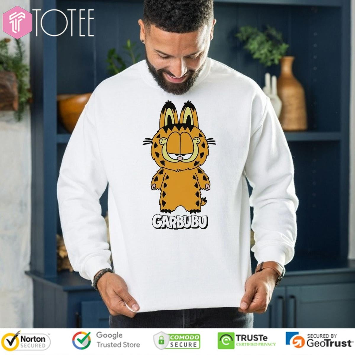 Garbubu Parody Garfield Labubu T-shirt