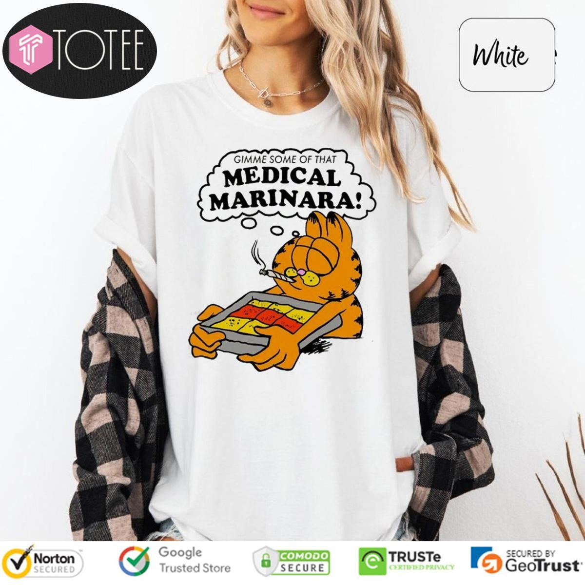 Garfield Gimme Some Of That Medical Marinara T-shirt