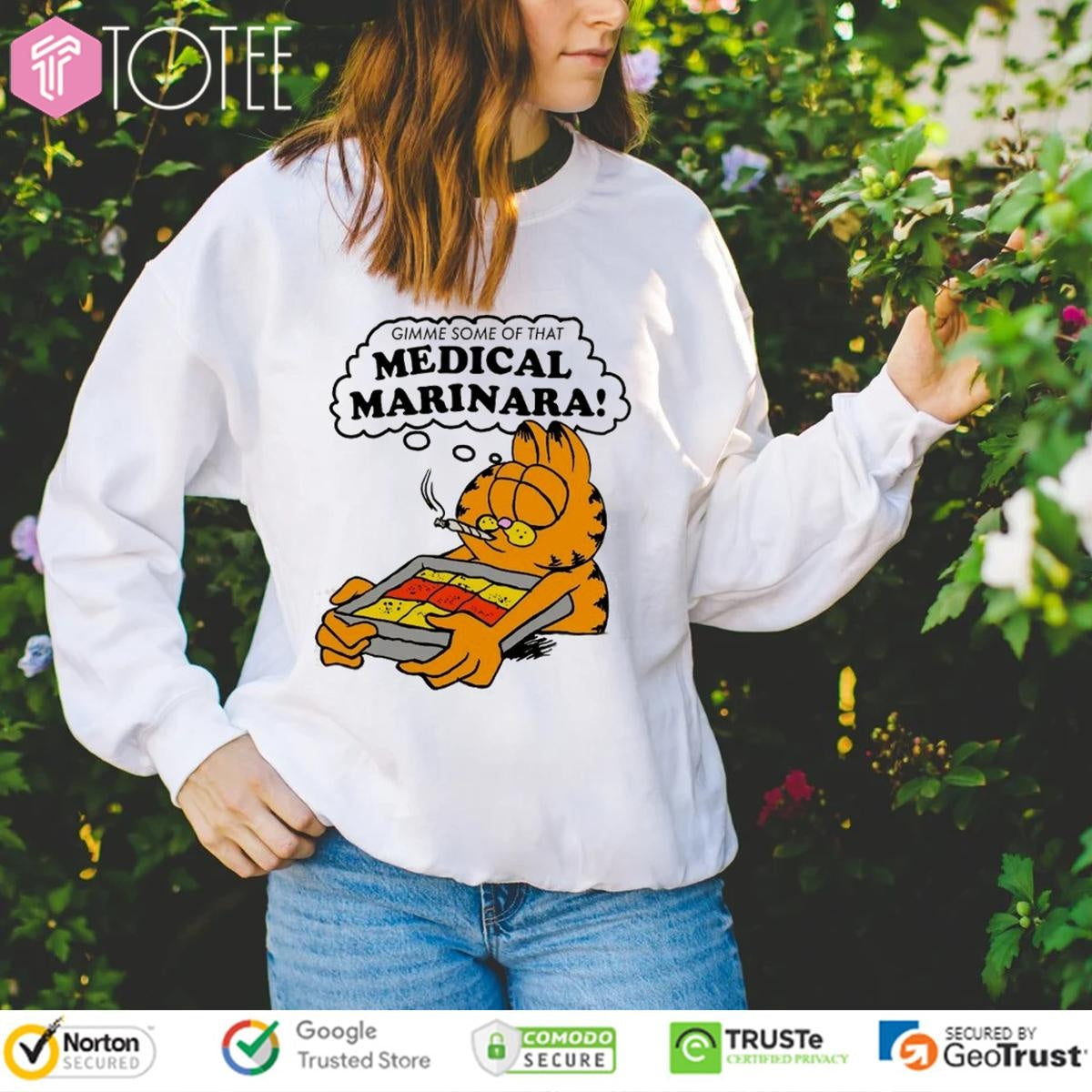 Garfield Gimme Some Of That Medical Marinara T-shirt