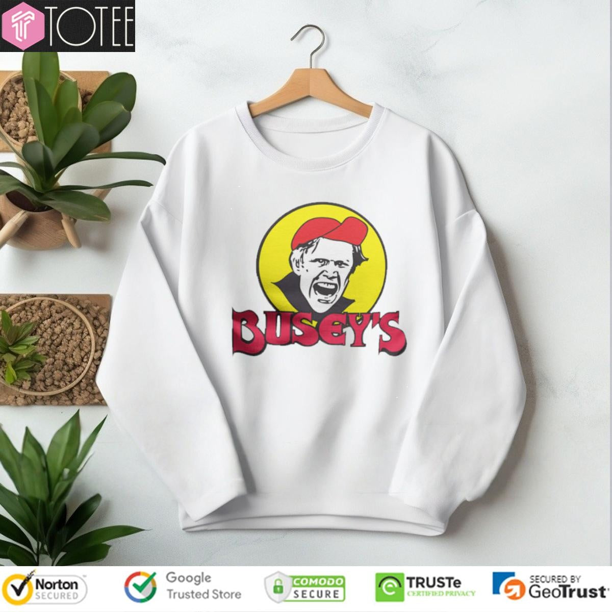Gary Busey Parody Buc-Ees sweatshirt