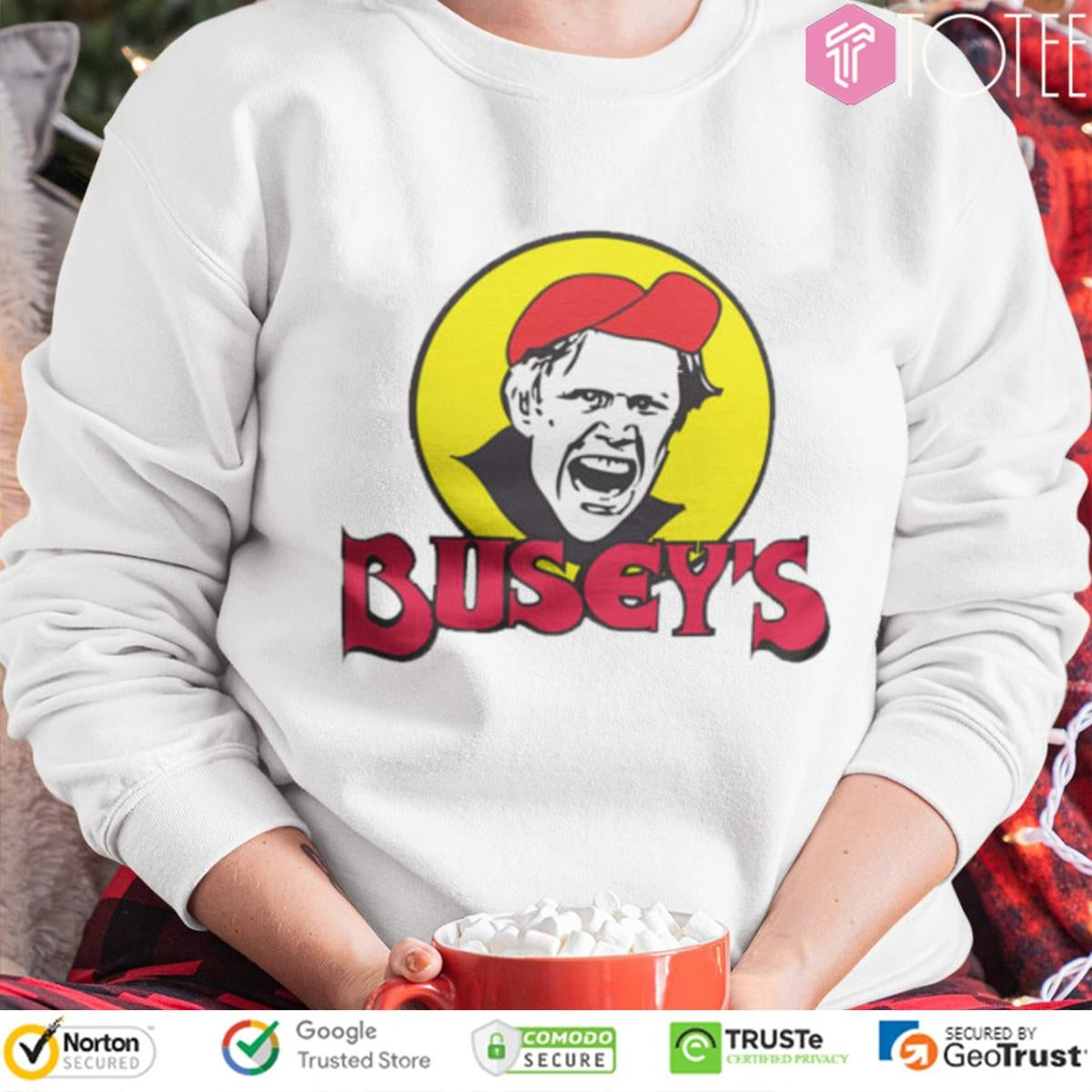 Gary Busey Parody Buc-Ees sweatshirt