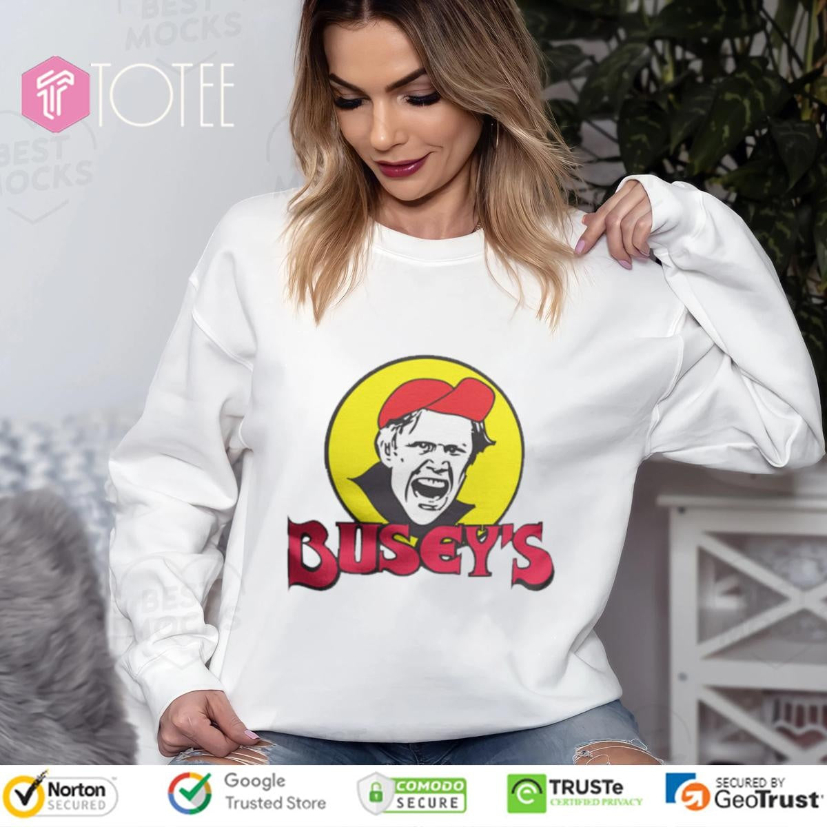 Gary Busey Parody Buc-Ees sweatshirt