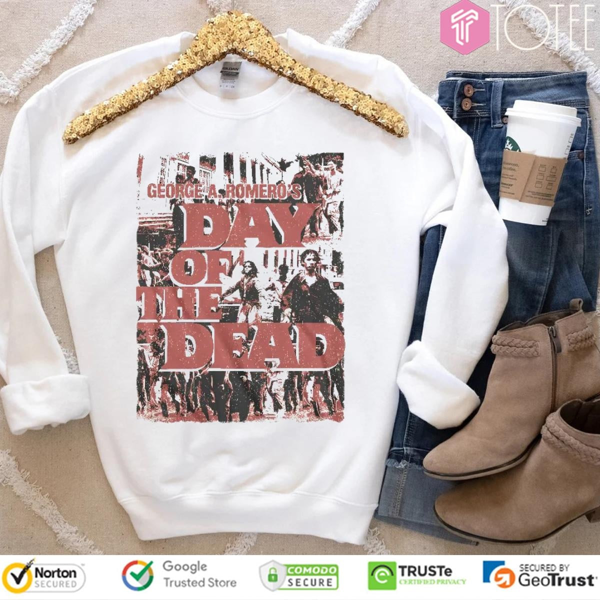 George A. Romeros Day Of The Dead Zombies T-shirt