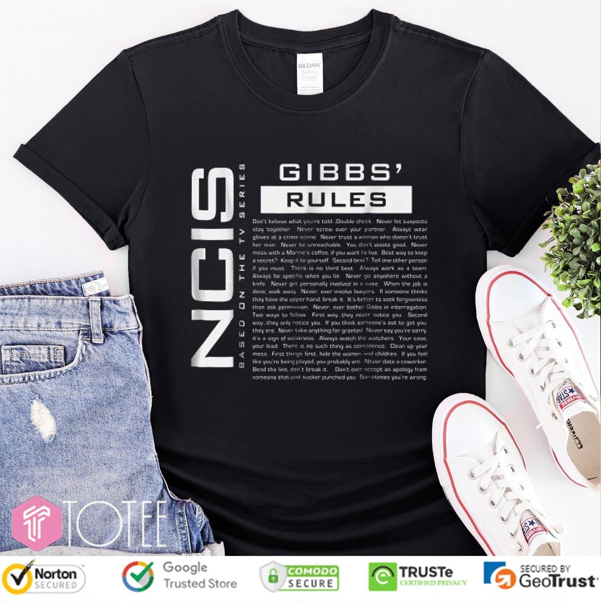 Gibbs Rules Ncis Based On The Tv Series T-shirt