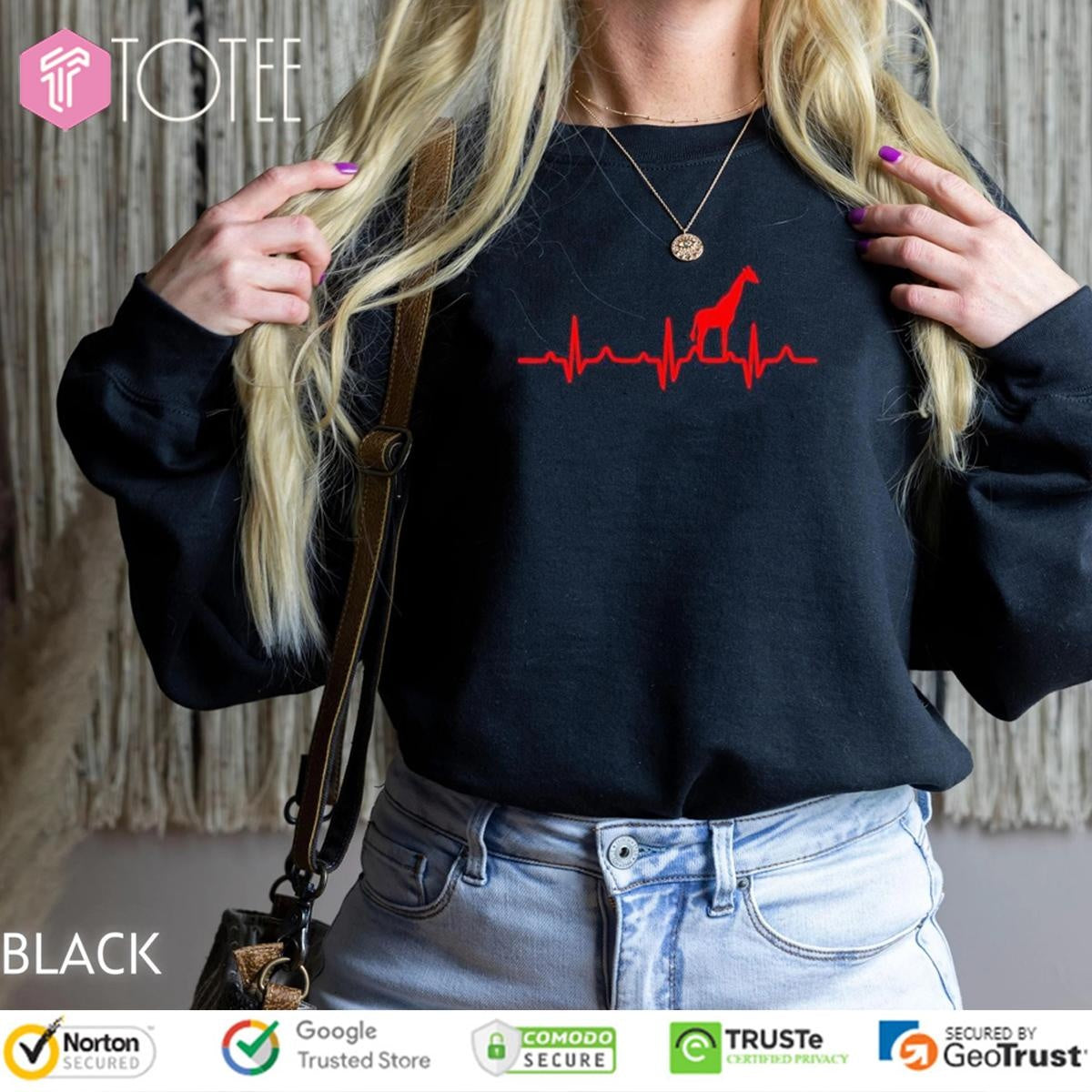 Giraffe Heartbeat T-shirt