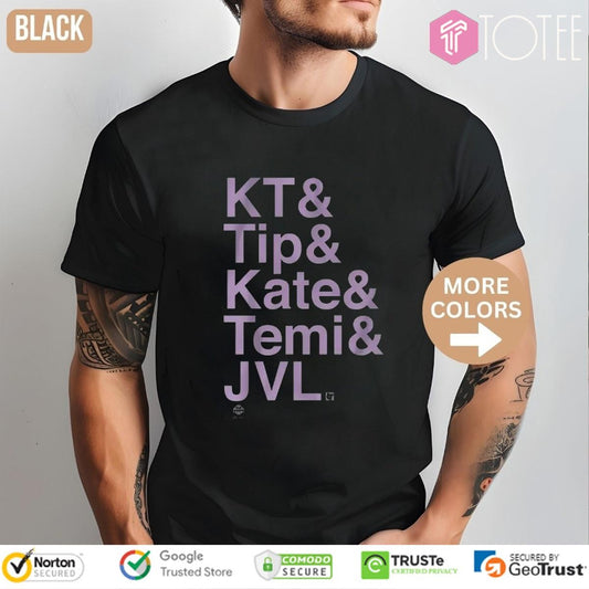 Golden State Valkyries Players Names Kt Tip Kate Temi Jvl T-shirt