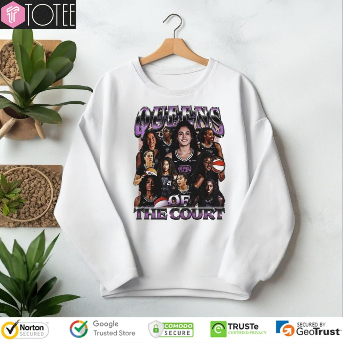 Golden State Valkyries Queens Of The Court Wnba All Star 2025 T-shirt