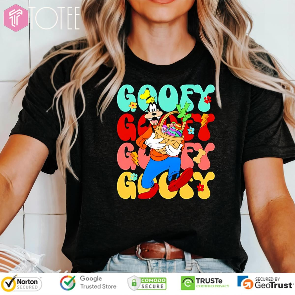 Goofy Disney Cartoon Cute Vintage T-shirt