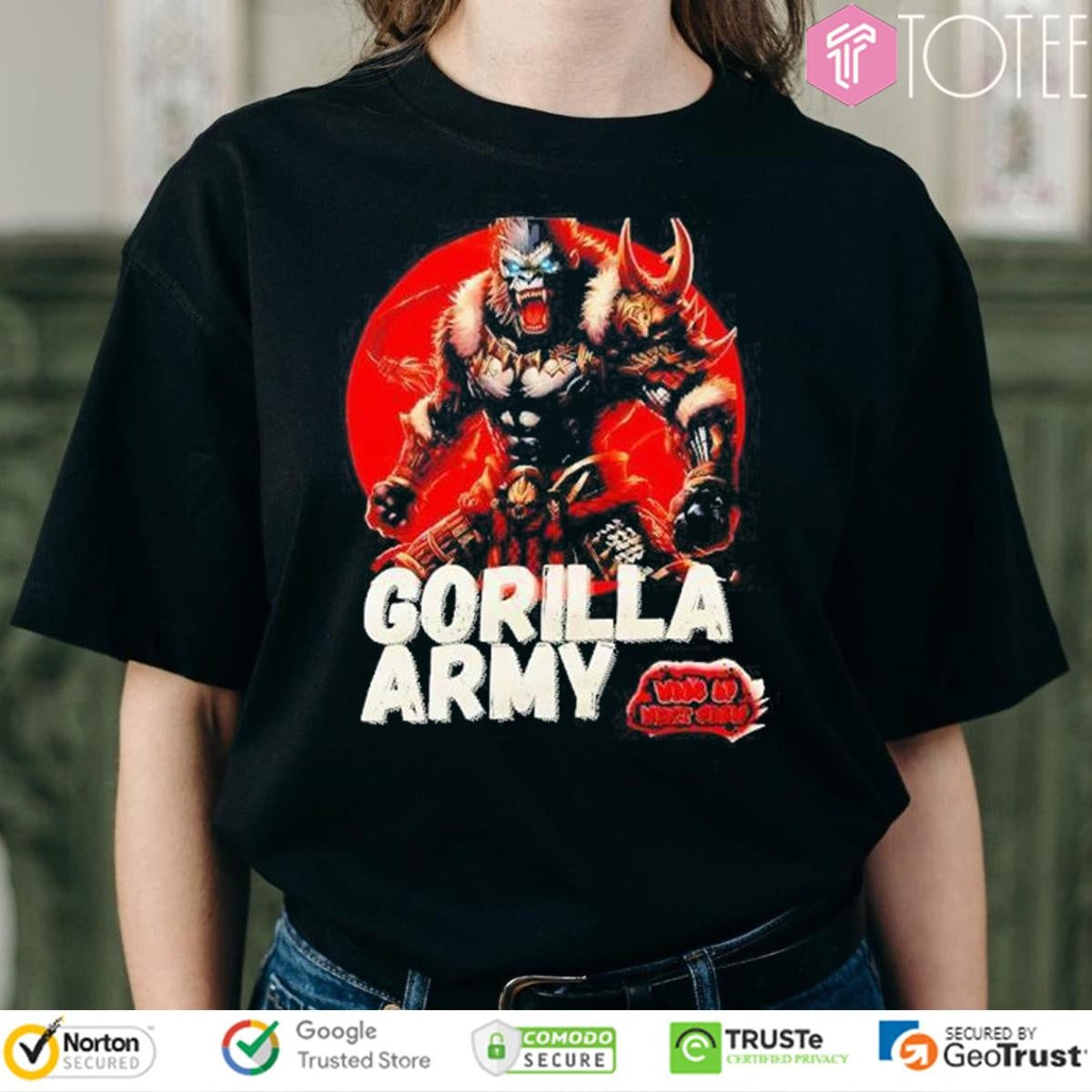 Gorilla Army Whos Up Next Show T-shirt