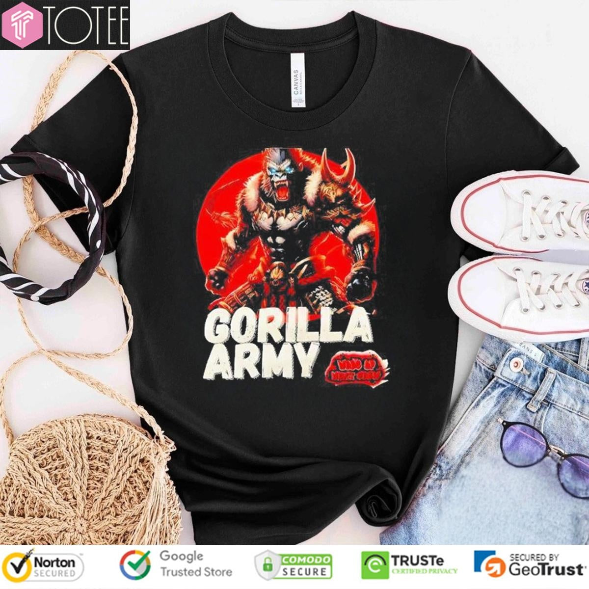 Gorilla Army Whos Up Next Show T-shirt