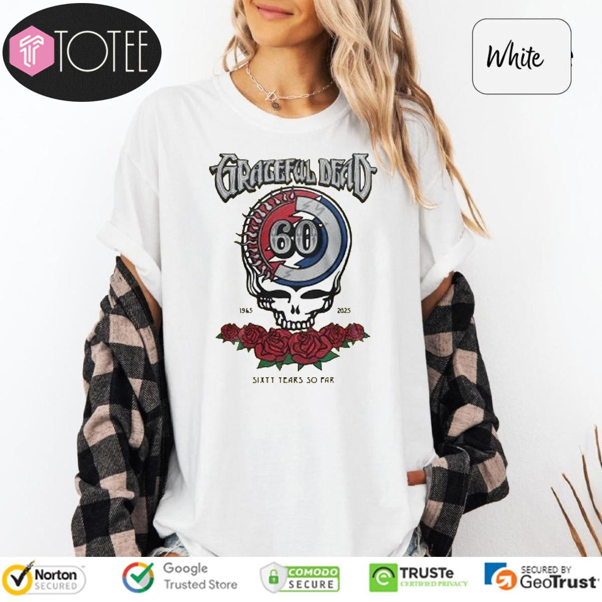 Grateful Dead 1965-2025 Sixty Years So Far T-shirt