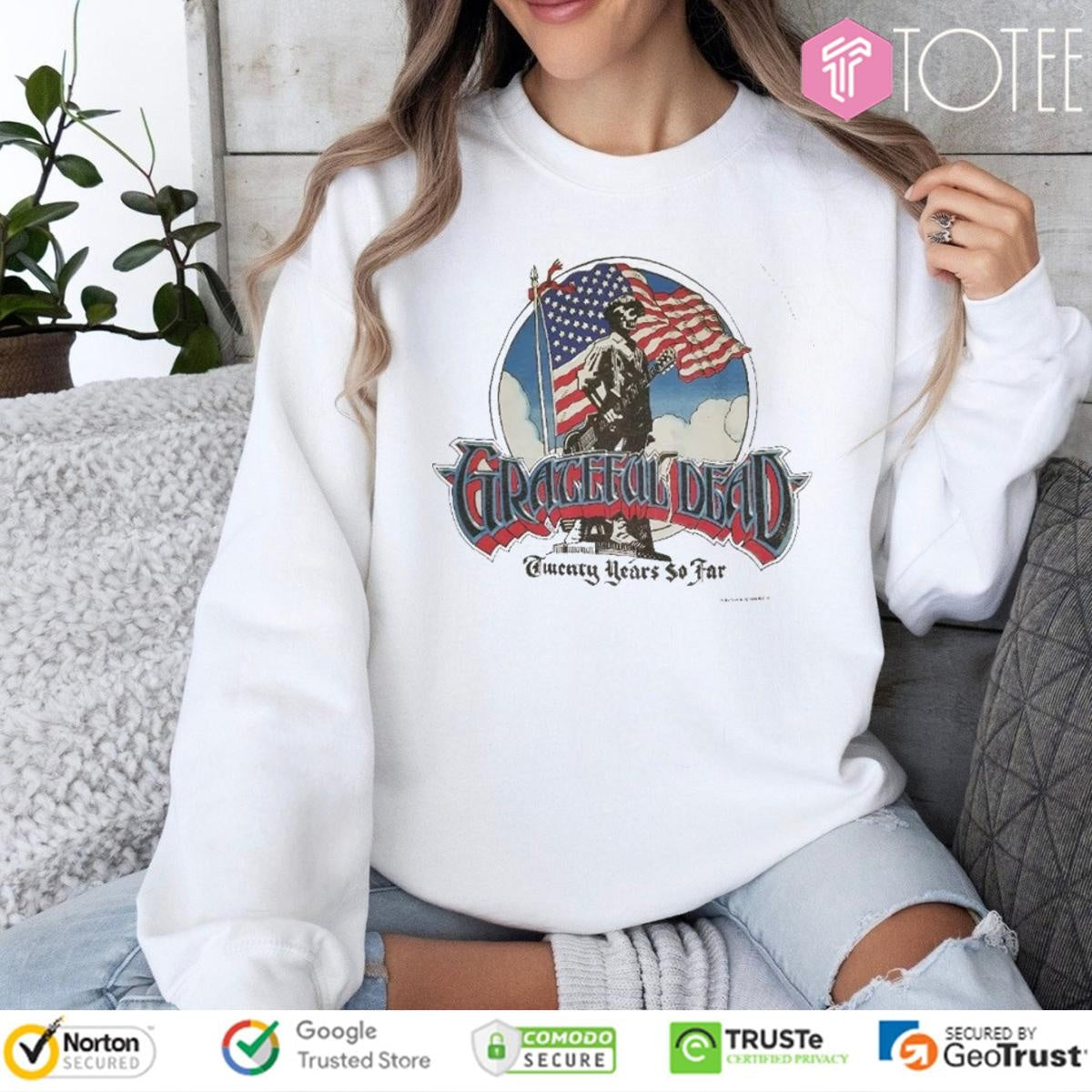 Grateful Dead 1985 Twenty Years So Far T-shirt