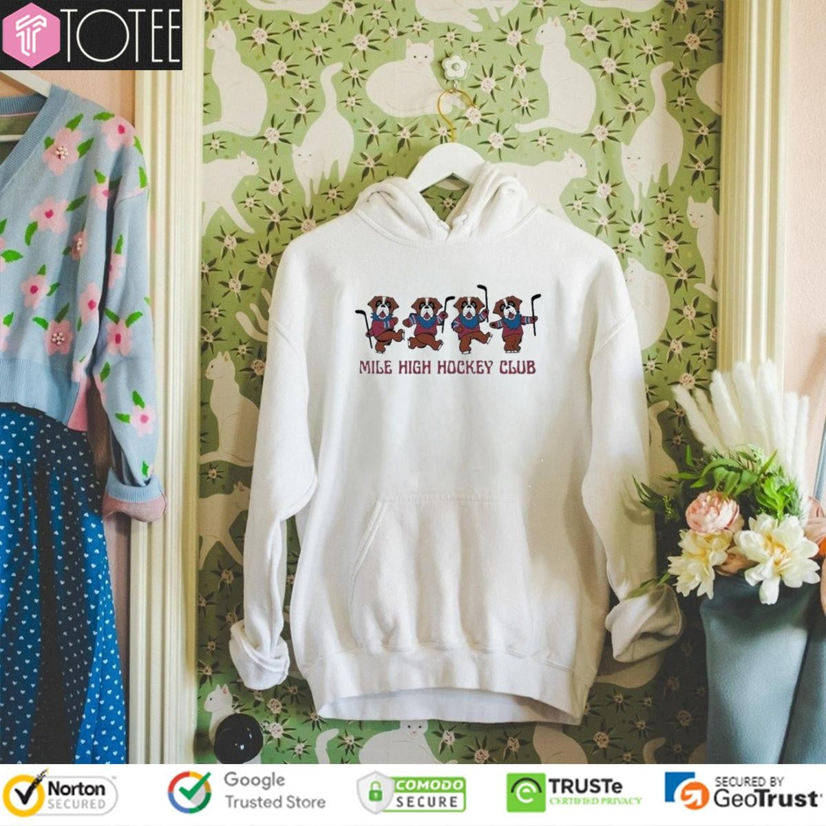 Grateful Dead Colorado Avalanche Mile High Hockey Club T-shirt