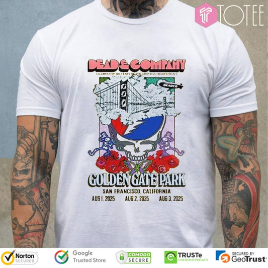 Grateful Dead Golden Gate Park 60 Years So Far T-shirt