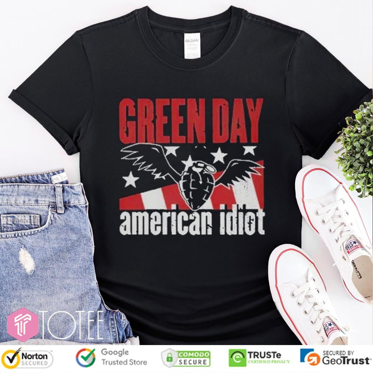 Green Day Band American Idiot T-shirt