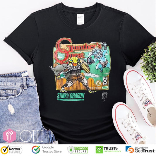 Gunthers Quest Tales From The Stinky Dragon T-shirt