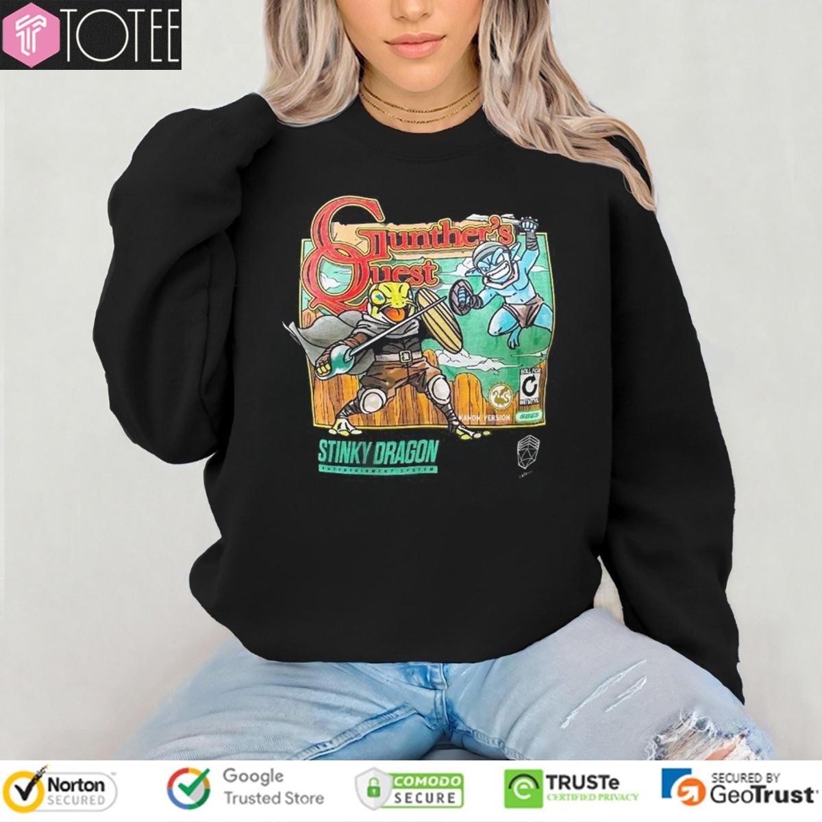 Gunthers Quest Tales From The Stinky Dragon T-shirt