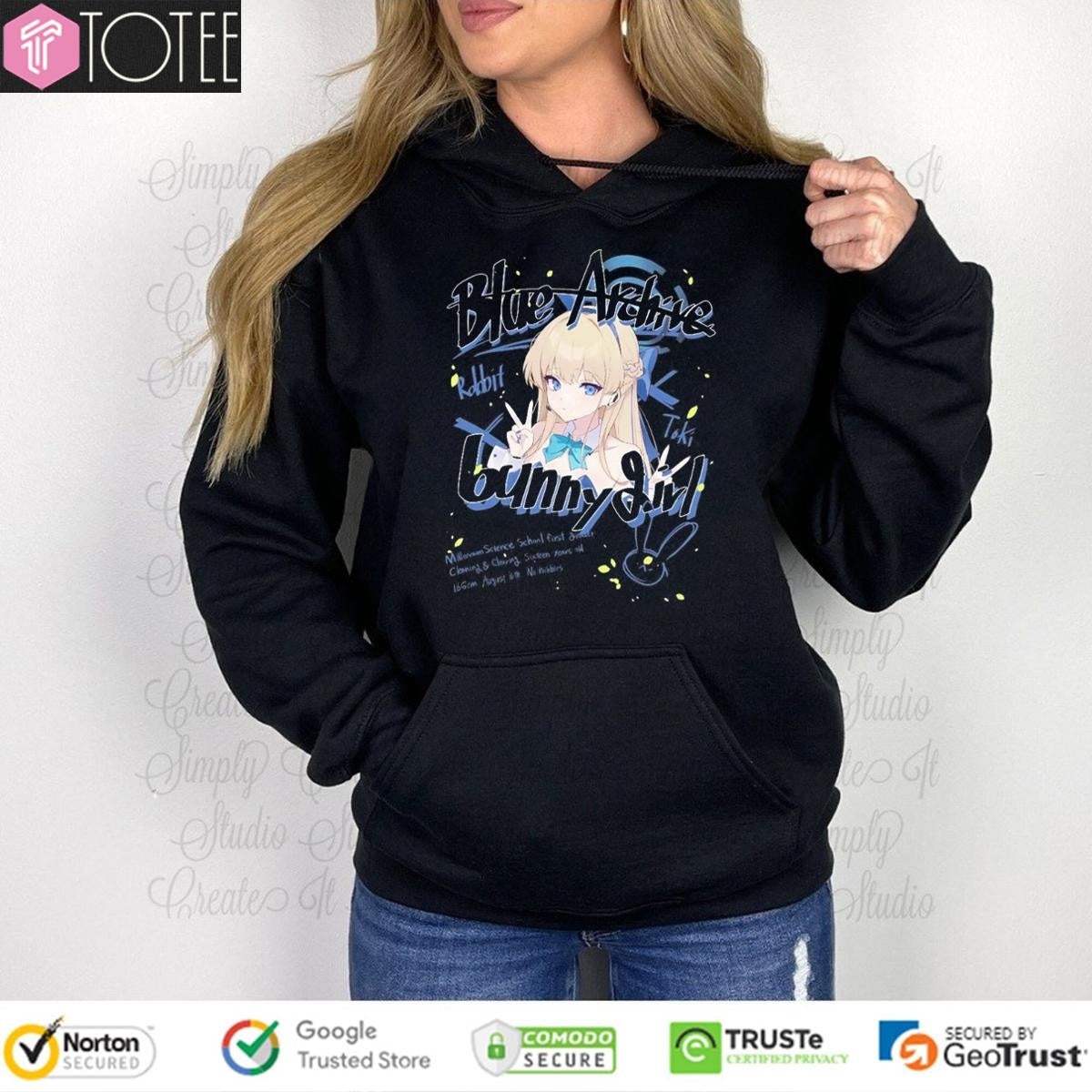 Ham Star Venue Asukauma Blue Archive Toki Bunny Girl Rabbit T-shirt