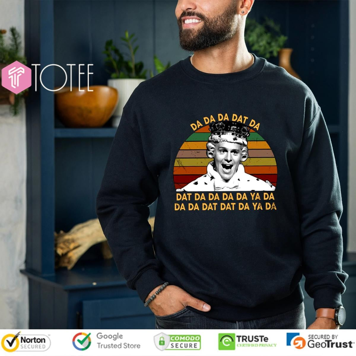 Hamilton King George Chorus Da Da Da Dat Da Vintage T-shirt