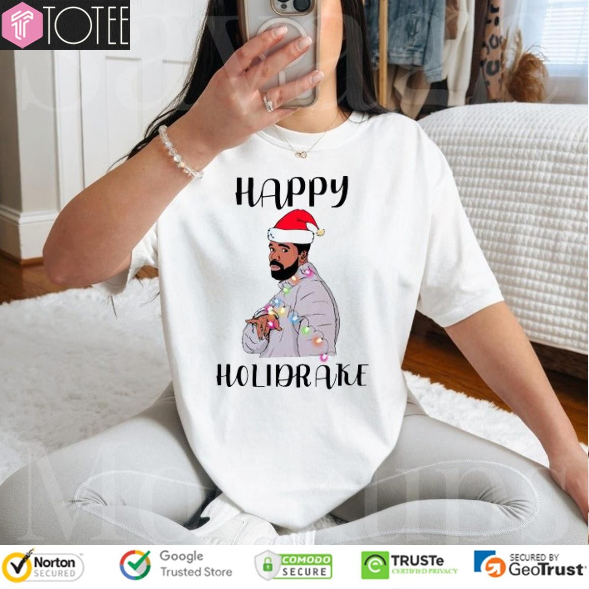 Happy Holidrake Parody Drake Happy Christmas Holiday T-shirt