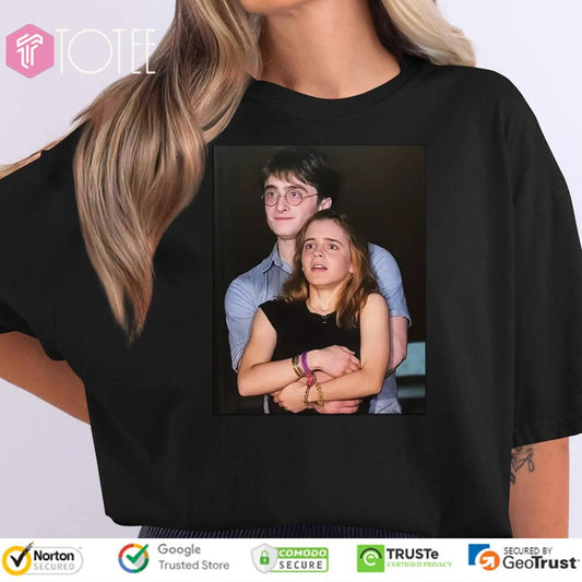Harry Potter Hug Hermione Granger Embarrassing Coldplay Concert Kiss Cam T-shirt