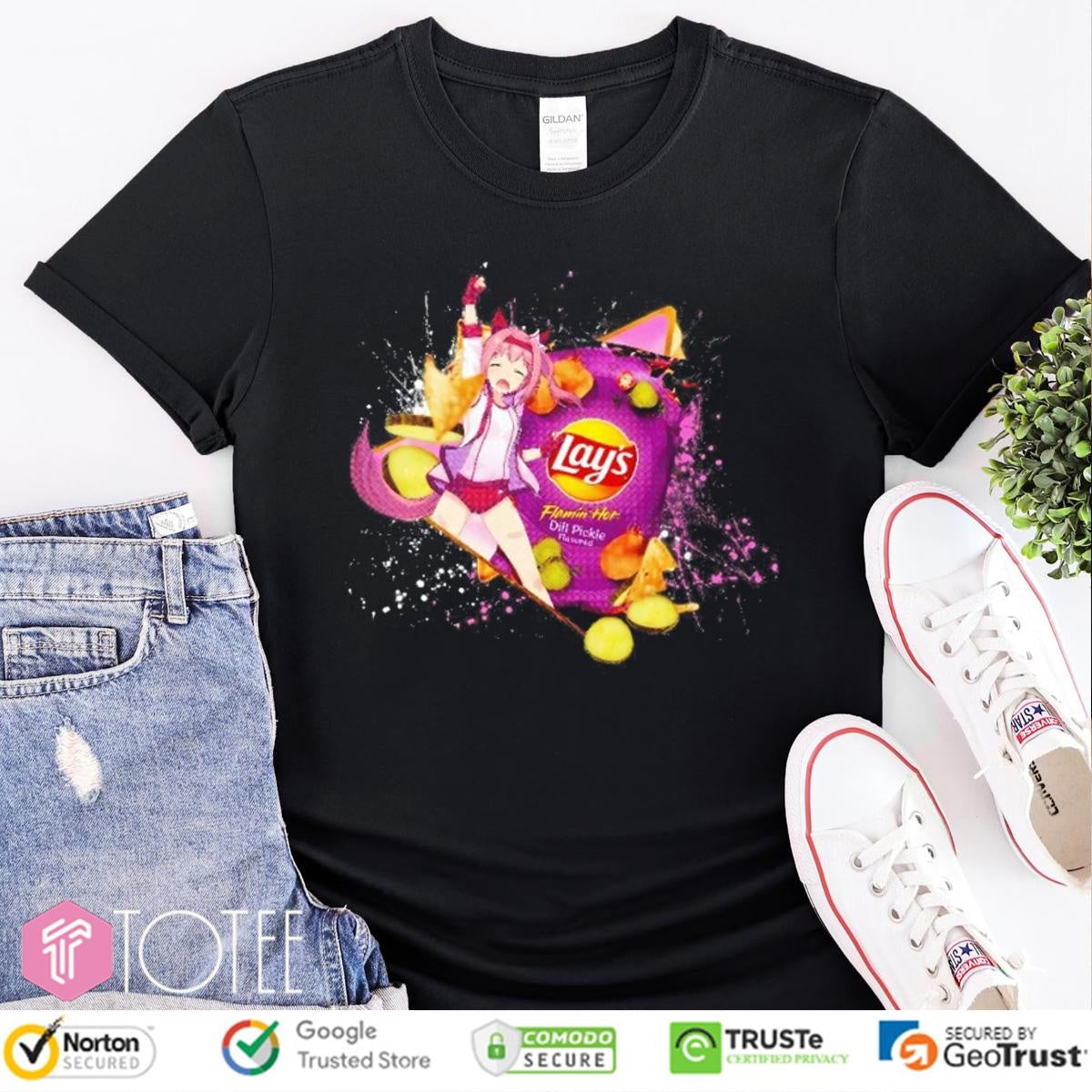 Haru Urara Uma Musume Pretty Derby Lays Flamin Hot Dill Pickle Flavored Potato Chips T-shirt