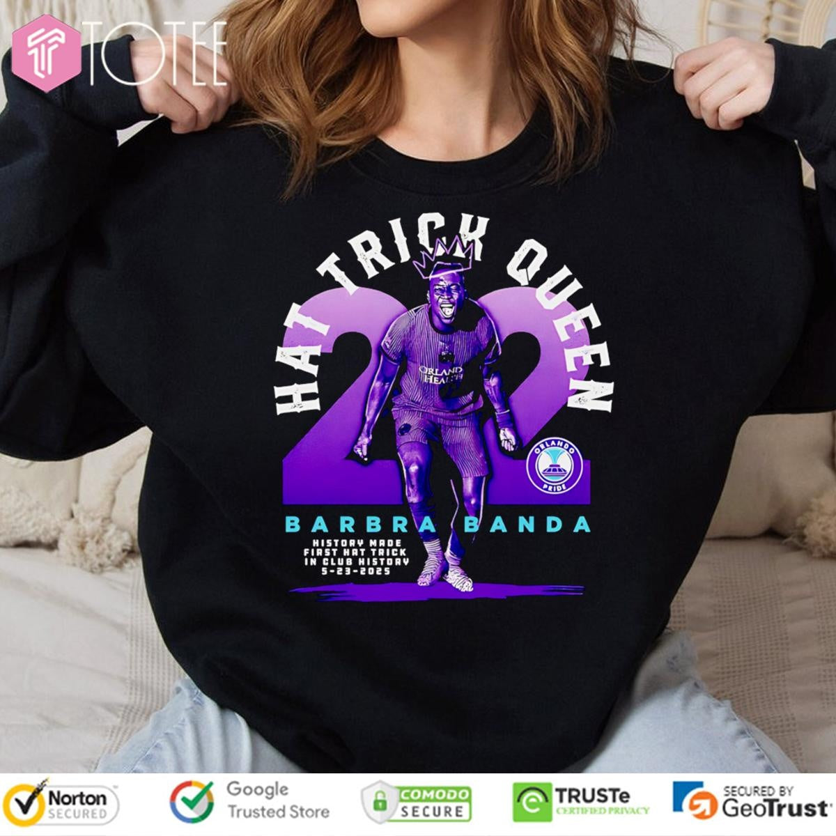 Hat Trick Queen Barbra Banda Orlando Pride Graphic T-shirt