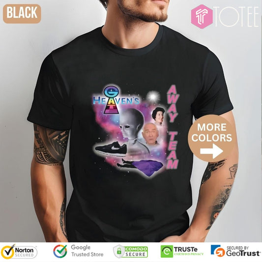 Heavens Gate Away Retro Bootleg T-shirt