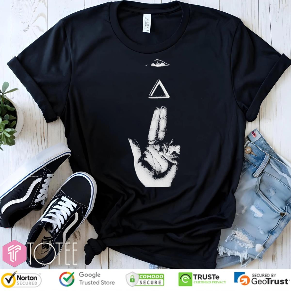 Highly Suspect As Above So Below Tour 2025 Logo Tour Eye Hand T-shirt